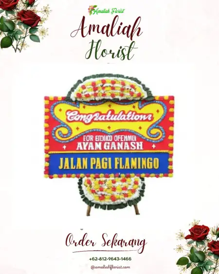 Sewa Papan Bunga Timahan
